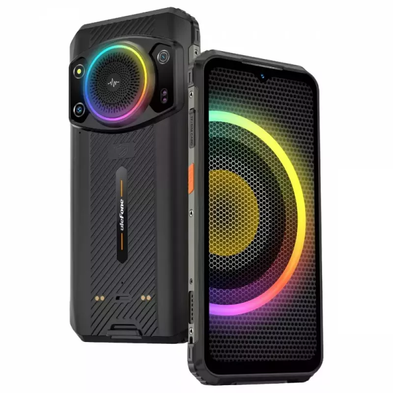 Išmanusis telefonas UleFone Armor 21 – 6,58 colio ekranas, 8 GB RAM, 256 GB atmintis, juoda spalva