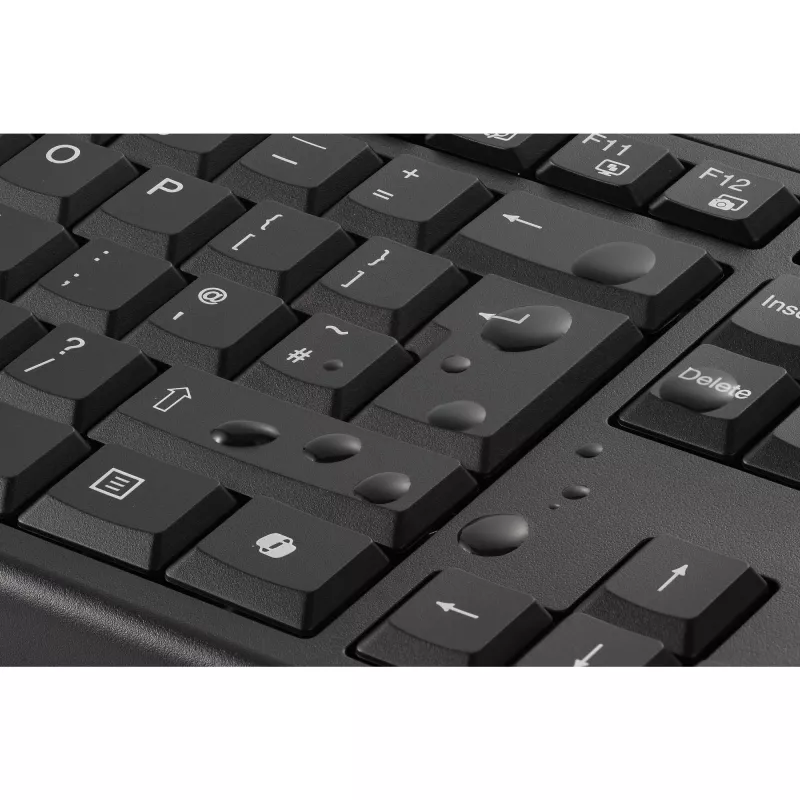 Belaidis klaviatūros ir pelės rinkinys Kensington K75560WW, pilno dydžio QWERTY