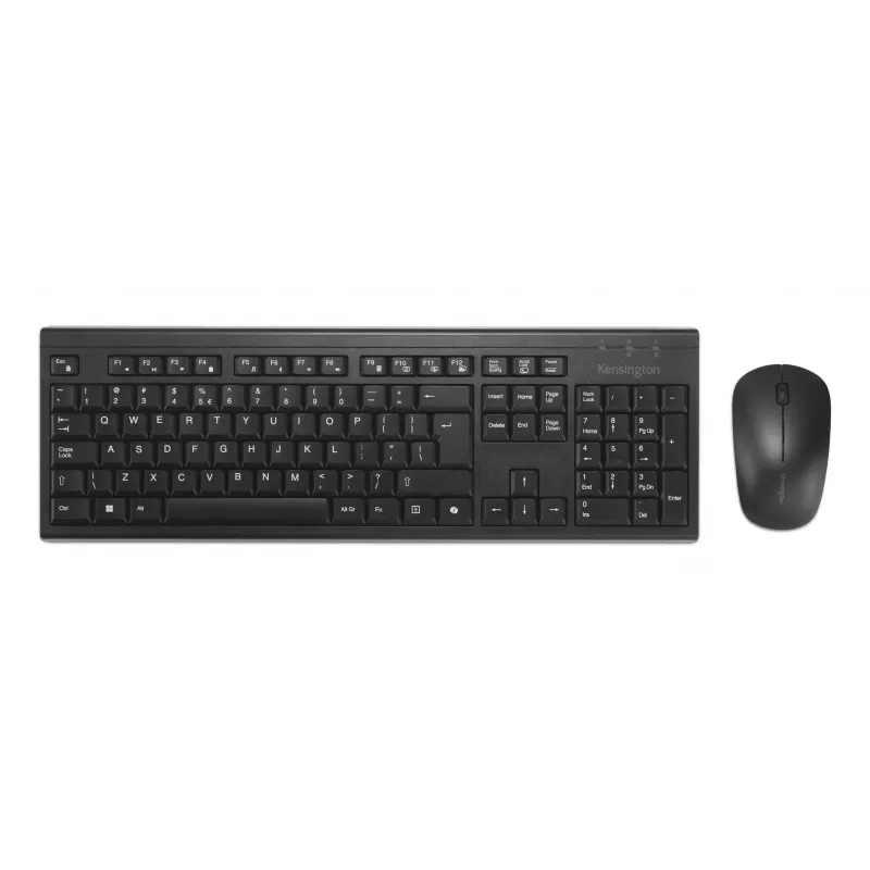 Belaidis klaviatūros ir pelės rinkinys Kensington K75560WW, pilno dydžio QWERTY