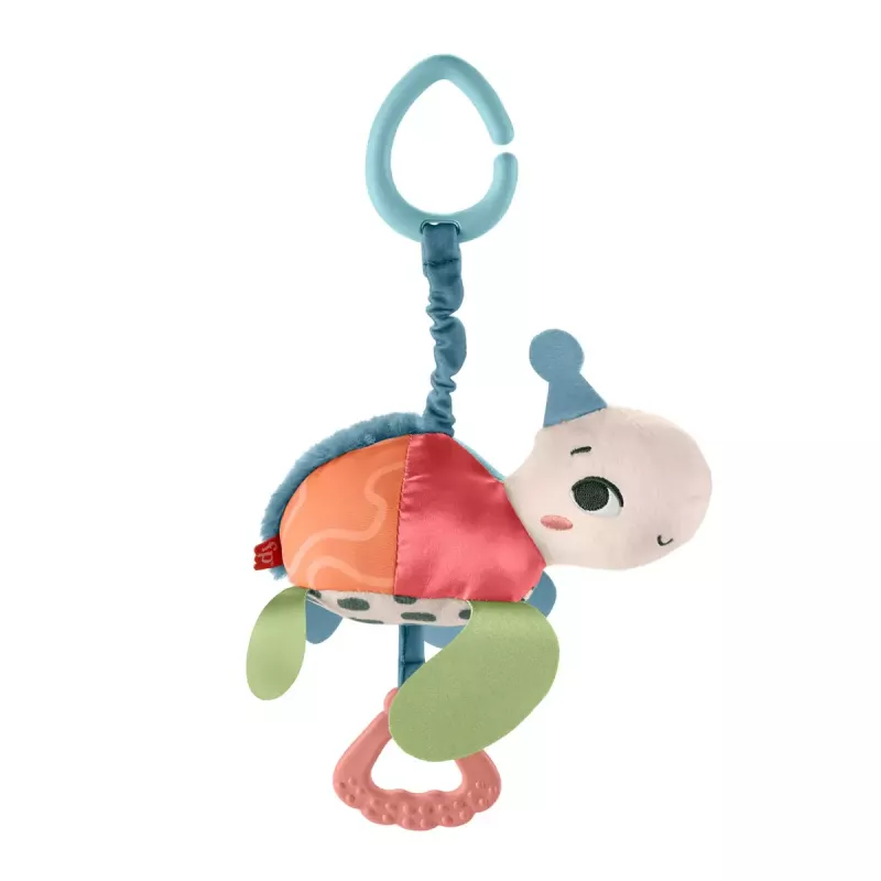 Žaislas Fisher-Price Planet Friends Sea Me Bounce Turtle vėžlys, rekomenduojamas nuo 0 iki 2 metų