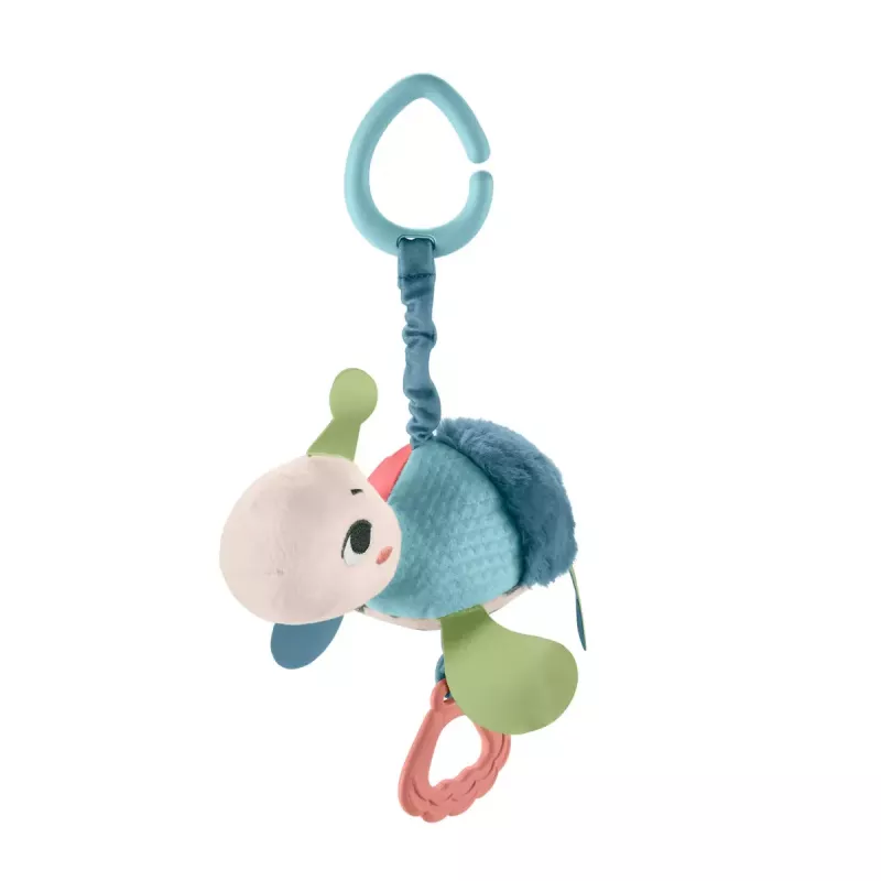 Žaislas Fisher-Price Planet Friends Sea Me Bounce Turtle vėžlys, rekomenduojamas nuo 0 iki 2 metų