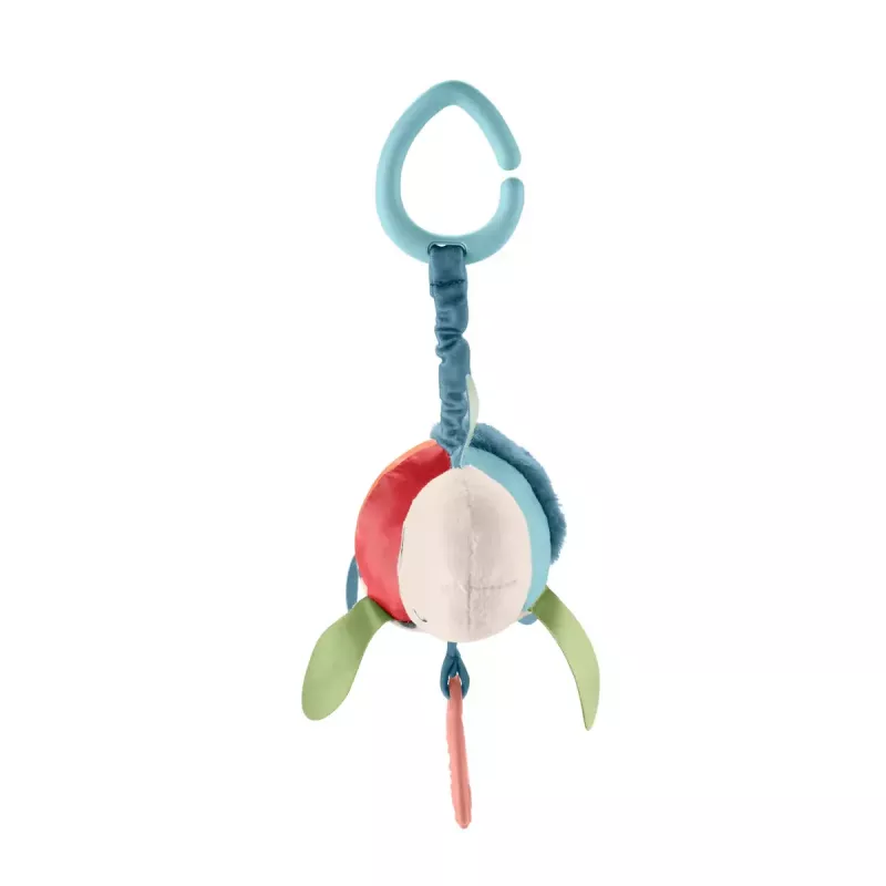 Žaislas Fisher-Price Planet Friends Sea Me Bounce Turtle vėžlys, rekomenduojamas nuo 0 iki 2 metų