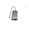 i-tec Metal USB-C Nano 3x Display Dock, 2x HDMI 1x USB-C vaizdo išvestis su Power Delivery 140 W + Universalus 140 W įkroviklis