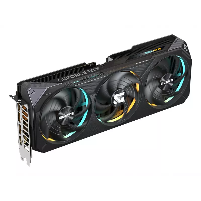 GIGABYTE GeForce RTX 5070 GAMING OC 12G vaizdo plokštė – 12 GB GDDR7, 192 bit, PCI-E 5.0, 2625 MHz taktinis dažnis, 3x DP 2.1a, 1x HDMI 2.1b, NVIDIA DLSS 4, GV-N5070GAMING OC-12GD