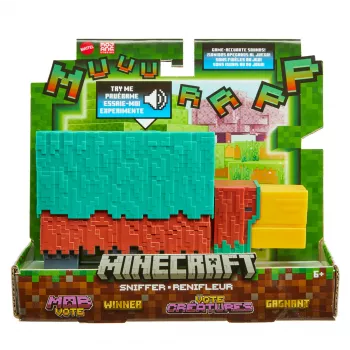 Minecraft Sniffer veiksmo figūrėlė su žaidimo garsais, 3,25 colio rinktinė kolekcinė figūrėlė