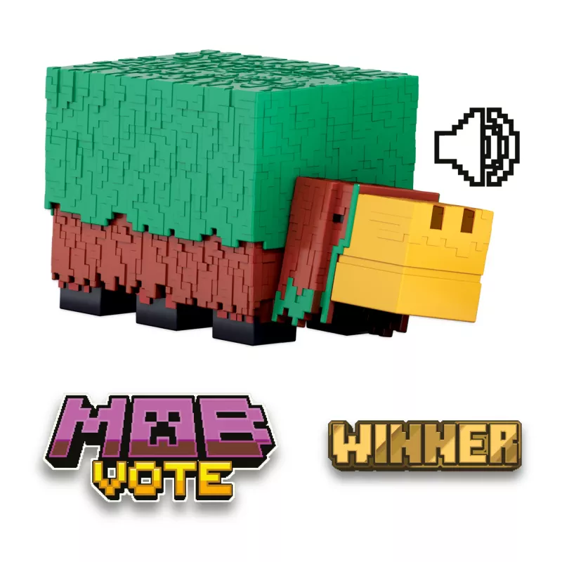 Minecraft Sniffer veiksmo figūrėlė su žaidimo garsais, 3,25 colio rinktinė kolekcinė figūrėlė