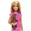 Barbie Baby Doctor lėlė su šviesiaplauke mados lėle, 1 kūdikio lėlė, baldai ir aksesuarai