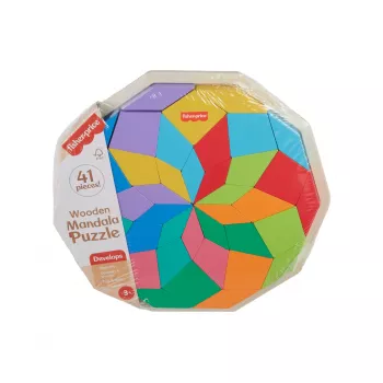 Medinis mandalinis galvosūkis Fisher-Price HXT94, 40 detalių
