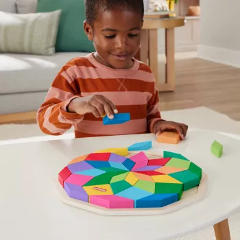 Medinis mandalinis galvosūkis Fisher-Price HXT94, 40 detalių