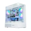 PC korpusas Zalman P40 Prism White Midi Tower
