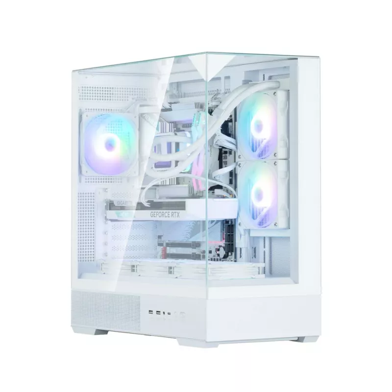 PC korpusas Zalman P40 Prism White Midi Tower