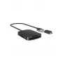 ICY BOX IB-CR302-CU3 kortelių skaitytuvas USB 3.2 Gen 1 (3.1 Gen 1) Type-A Juodas