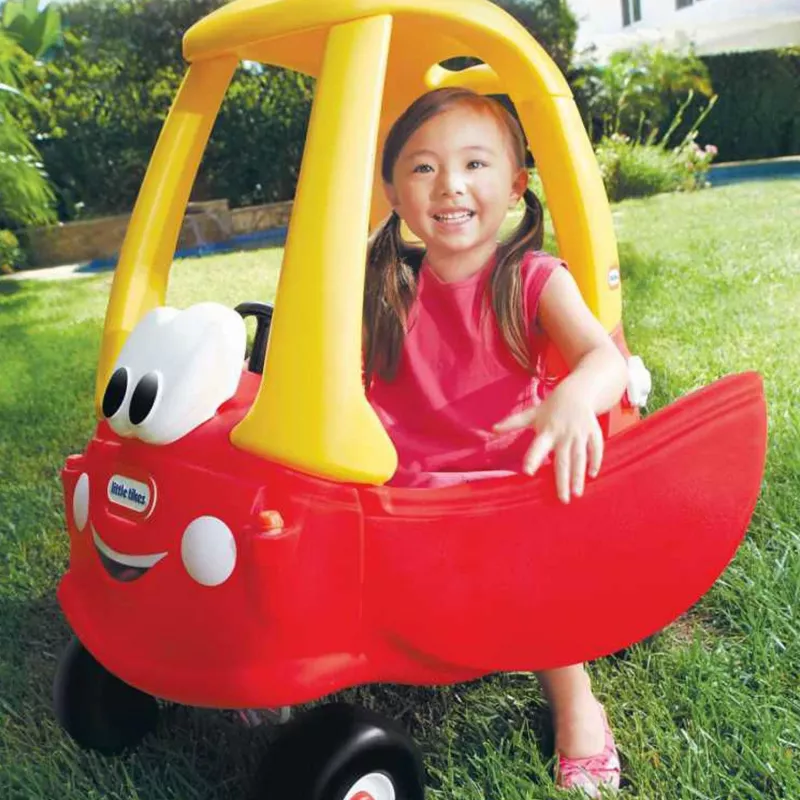 Little Tikes Cozy Coupe vaikiškas mašinėlė, stumdomas, 1,5–5 m., 4 ratai, įvairiaspalvis