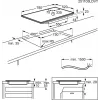 Indukcinė kaitlentė Electrolux Serie 700 EIS82453, 4 zonos, 80 cm, juodas stiklas, liečiamas ir slinkties valdymas