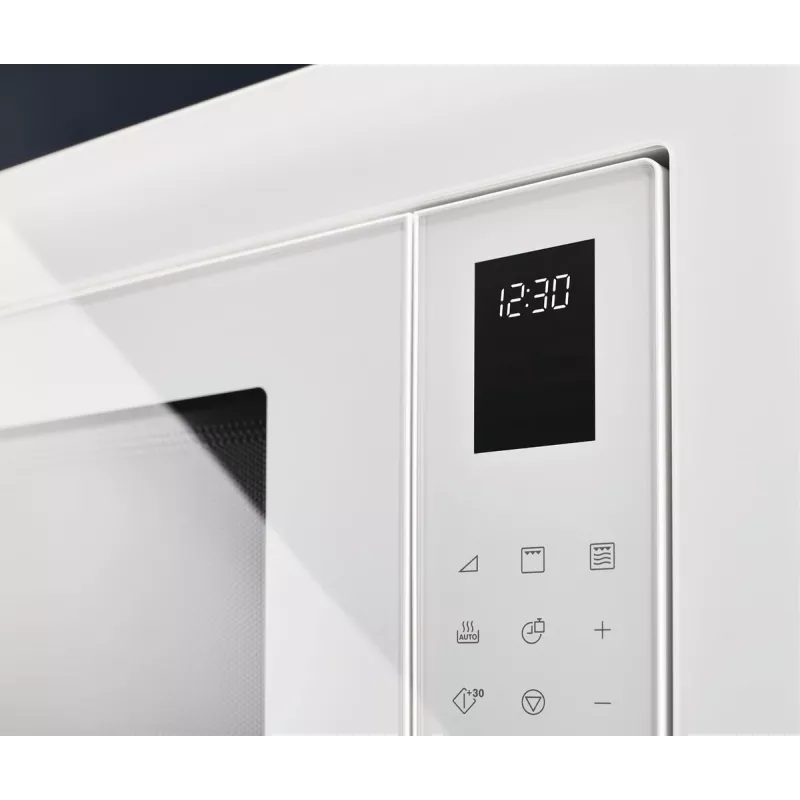 Mikrobangų krosnelė Electrolux LMS2203EMX — 700 W, 20 L, nerūdijantis plienas/juoda, įmontuojama (56×35×38 cm)