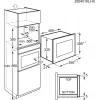 Mikrobangų krosnelė Electrolux LMS2203EMX — 700 W, 20 L, nerūdijantis plienas/juoda, įmontuojama (56×35×38 cm)