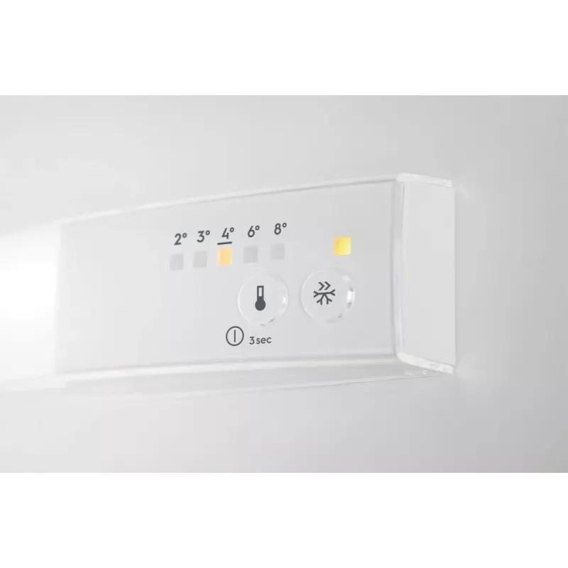 Įmontuojamas šaldytuvas-šaldiklis Electrolux LFB3AE12S, 188 l (174 l šaldytuvas / 14 l šaldiklis), keičiamos durys, LED, 35 dB