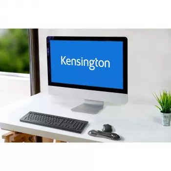 Kensington Slim Duo Gel riešo atrama pelei/sekimo kamuoliui - Pilka