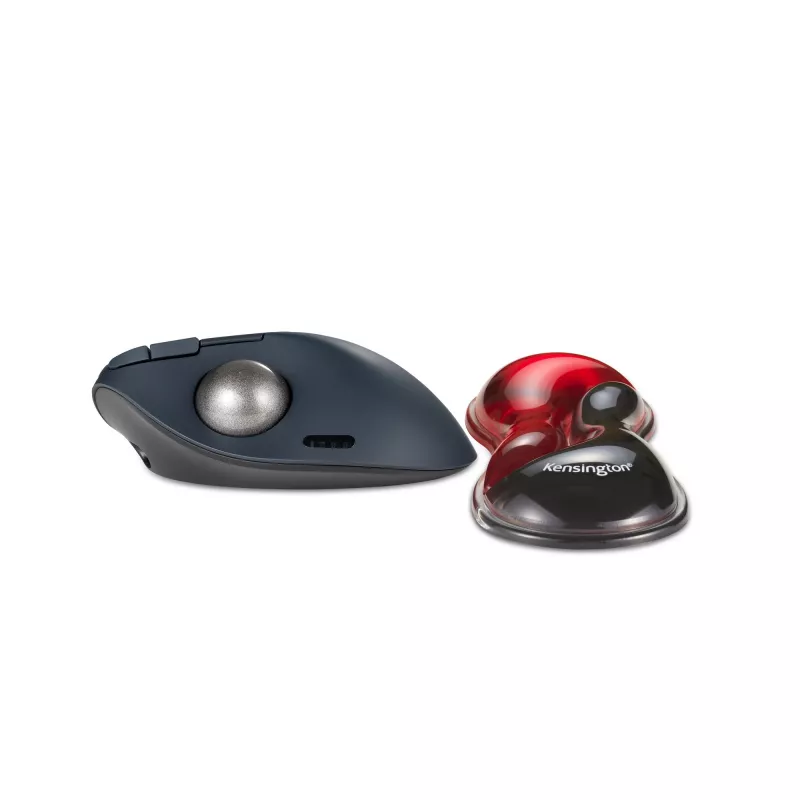 Kensington Slim Duo Gel riešo atrama pelėms/trackballams - raudona