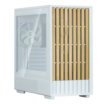 Korpusas Zalman P10 NAMU WHITE Mini Tower baltas