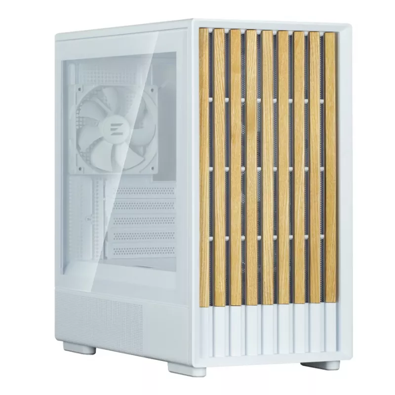 Korpusas Zalman P10 NAMU WHITE Mini Tower baltas