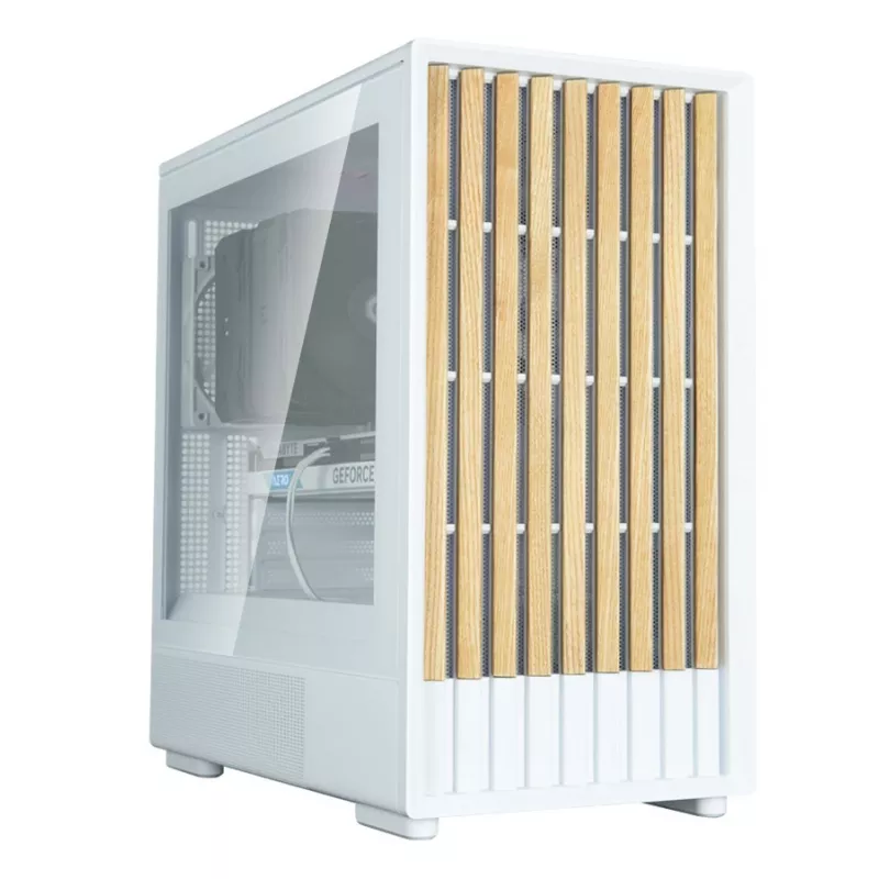 Korpusas Zalman P10 NAMU WHITE Mini Tower baltas
