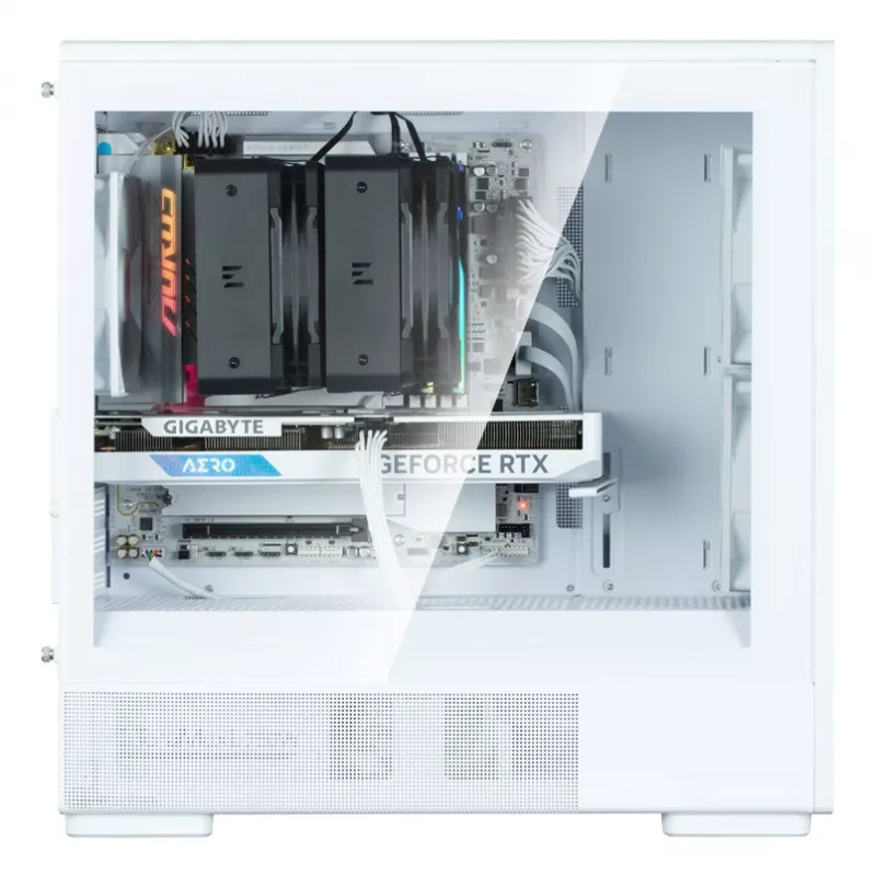Korpusas Zalman P10 NAMU WHITE Mini Tower baltas