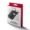 AXAGON ADM2-AM korpusas M.2 NVMe/SATA SSD USB-A 10Gbps, juodas