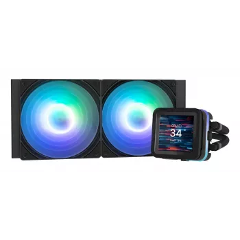 Aušinimo sistema kompiuteriui Zalman ALPHA2 DS A24 BLACK, skystinis procesoriaus aušintuvas, 12 cm, 1 vnt.
