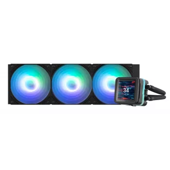 Zalman ALPHA2 DS A36 juodas procesoriaus aušinimo rinkinys, skystinis aušintuvas, 120 mm, 1 vnt.