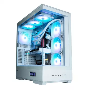 PC korpusas Zalman P50 DS White Midi Tower