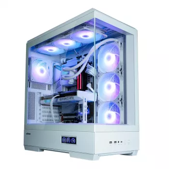 PC korpusas Zalman P50 DS White Midi Tower
