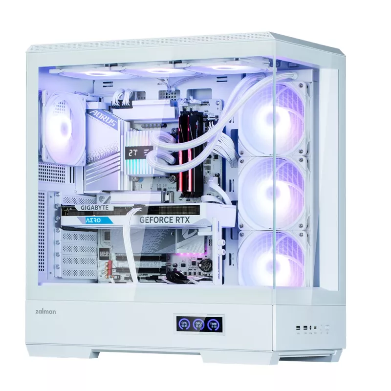 PC korpusas Zalman P50 DS White Midi Tower