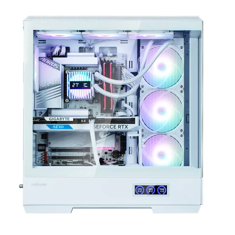 PC korpusas Zalman P50 DS White Midi Tower