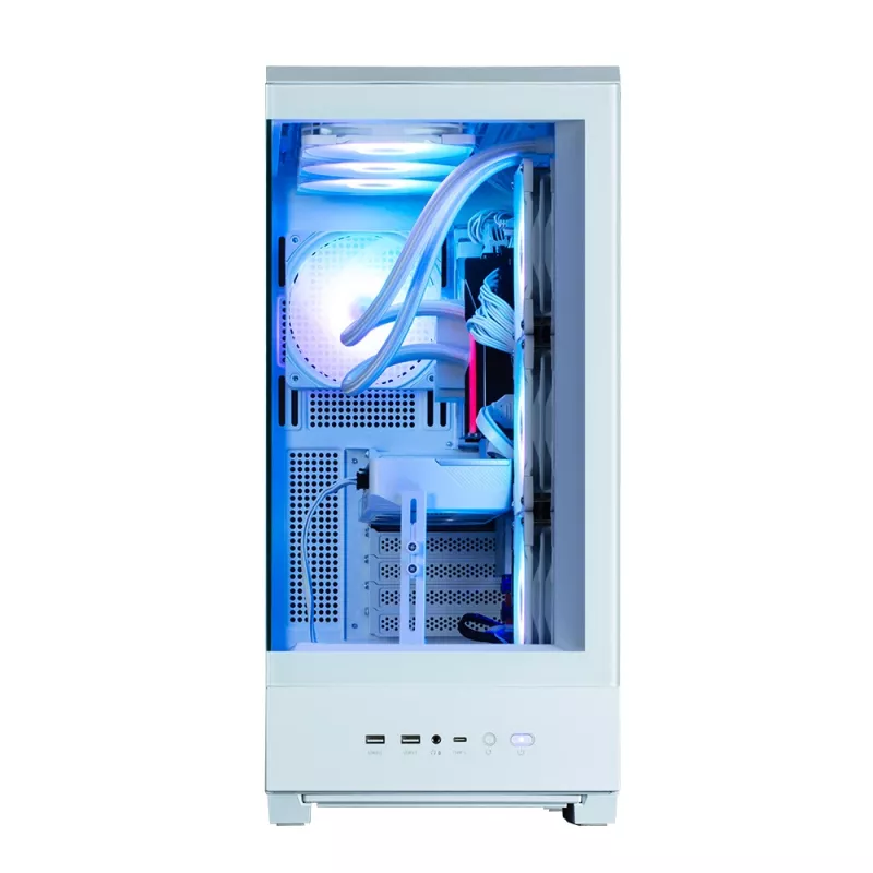 PC korpusas Zalman P50 DS White Midi Tower