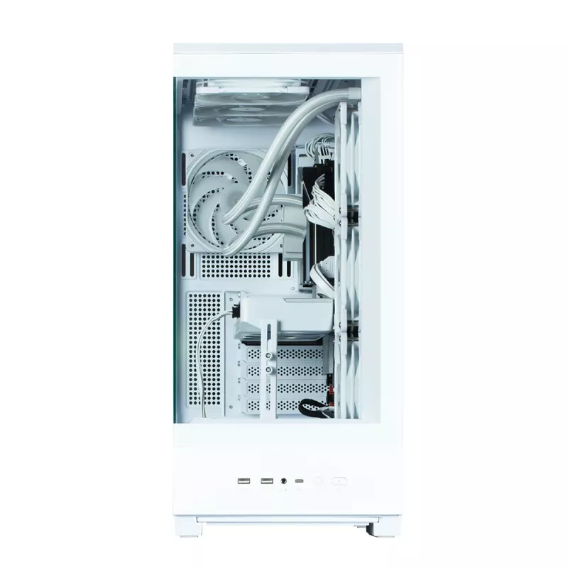 PC korpusas Zalman P50 DS White Midi Tower