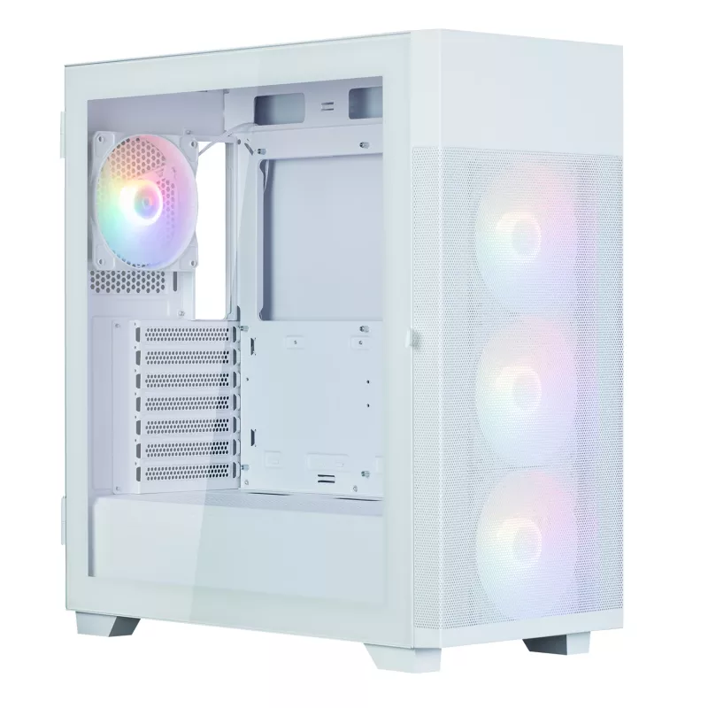 Korpusas Zalman S5 NEO WHITE Midi Tower baltas