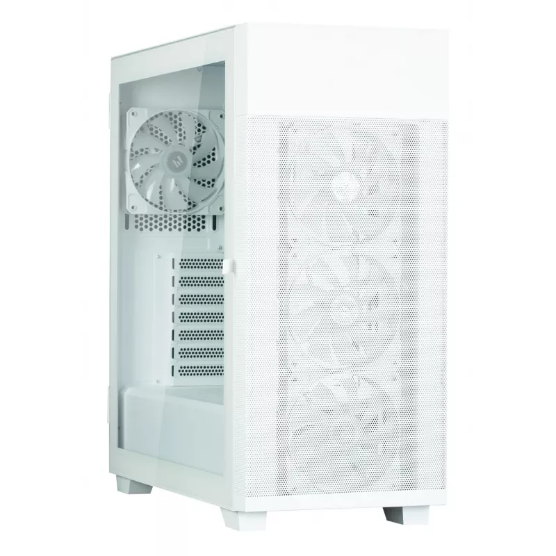 Korpusas Zalman S5 NEO WHITE Midi Tower baltas
