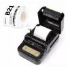Etikečių spausdintuvas NIIMBOT B21S Juodas – kompaktiškas Bluetooth ruloninis spausdintuvas, 50 mm plotis, 60 mm/s, Li-Ion 1200 mAh