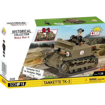 Cobi Blokai Tanketė TK-3 konstravimo rinkinys – 323 detalės