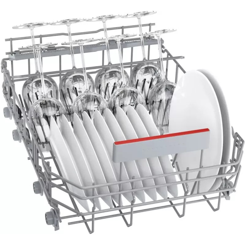 Įmontuojama indaplovė Bosch Serie 4 SPV4HMX49E — siaura 45 cm, 10 komplektų, 44 dB, 6 programų