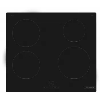 Bosch Serie 4 PUE611BB5E kaitlentė Juoda Įmontuojama 60 cm Indukcinė 4 zonų