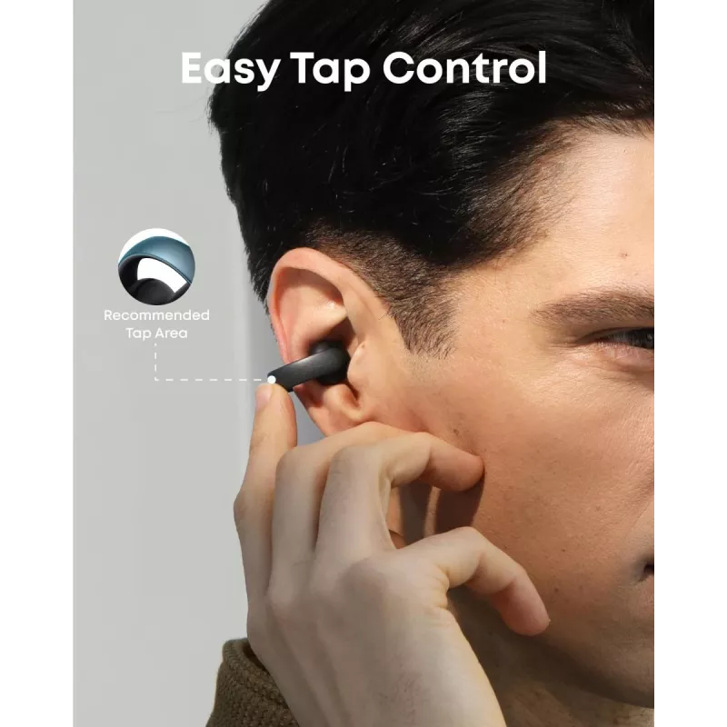ANKER Soundcore AeroClip belaidės ausinės – juodos