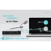 i-tec Universal KVM HUB 2x USB-C 2x USB-A 3.0 5000 Mbit/s Juodas