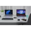 i-tec Universal KVM HUB 2x USB-C 2x USB-A 3.0 5000 Mbit/s Juodas