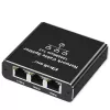 Eterneto skirstytuvas QOLTEC 52294 1x3 RJ45 su USB-C maitinimo įvadu