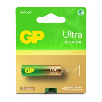 GP Batteries Ultra Alkaline GP15AU AA LR06 vienkartinė baterija (4 vnt.)