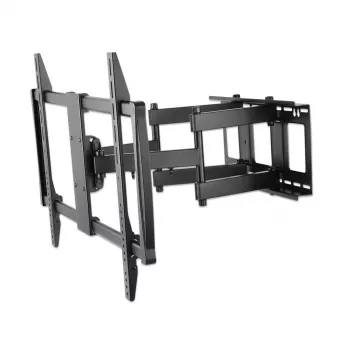 Manhattan TV laikiklis sieninis (Full Motion), ekranams nuo 37 inch iki 100 inch, VESA 200x200–900x600 mm, max 80 kg, juodas