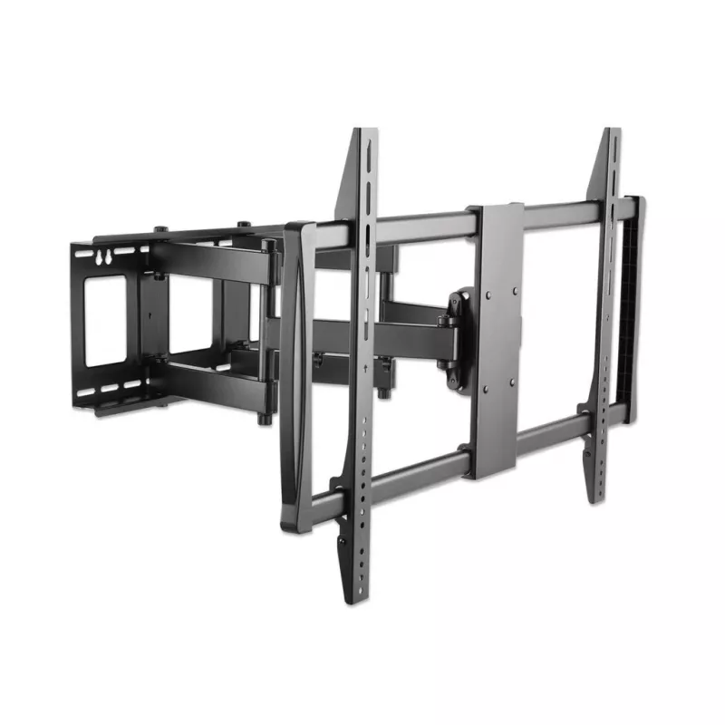 Manhattan TV laikiklis sieninis (Full Motion), ekranams nuo 37 inch iki 100 inch, VESA 200x200–900x600 mm, max 80 kg, juodas