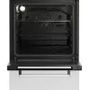 Laisvai pastatoma dujinė-elektrinė viryklė BEKO FSE52323DWD, 4 degiklių kaitlentė, 60 cm, 55 L orkaitė, energijos klasė A